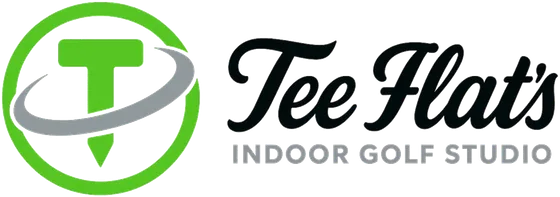 Tee Flat's Indoor Golf Studio logo
